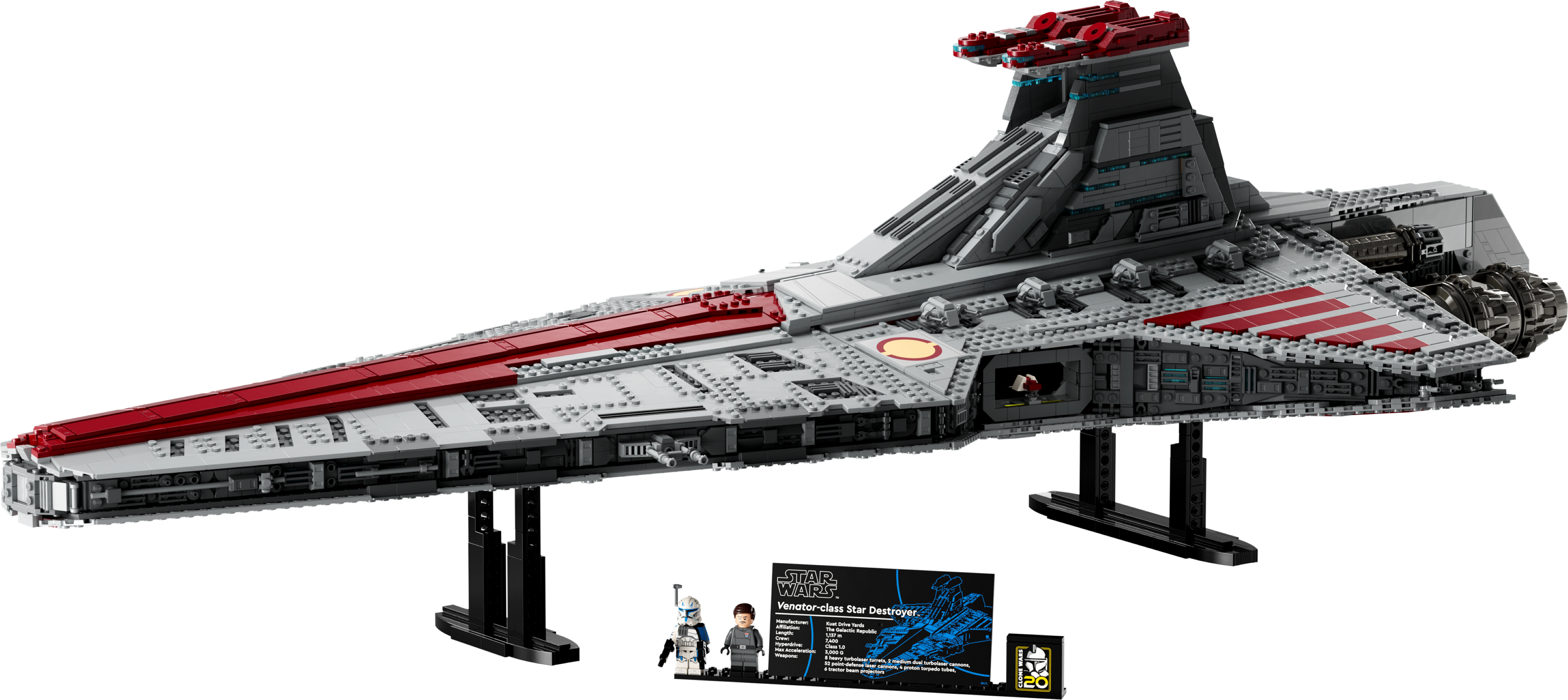 LEGO Venator-Class Republic Attack Cruiser model set (British brand)
