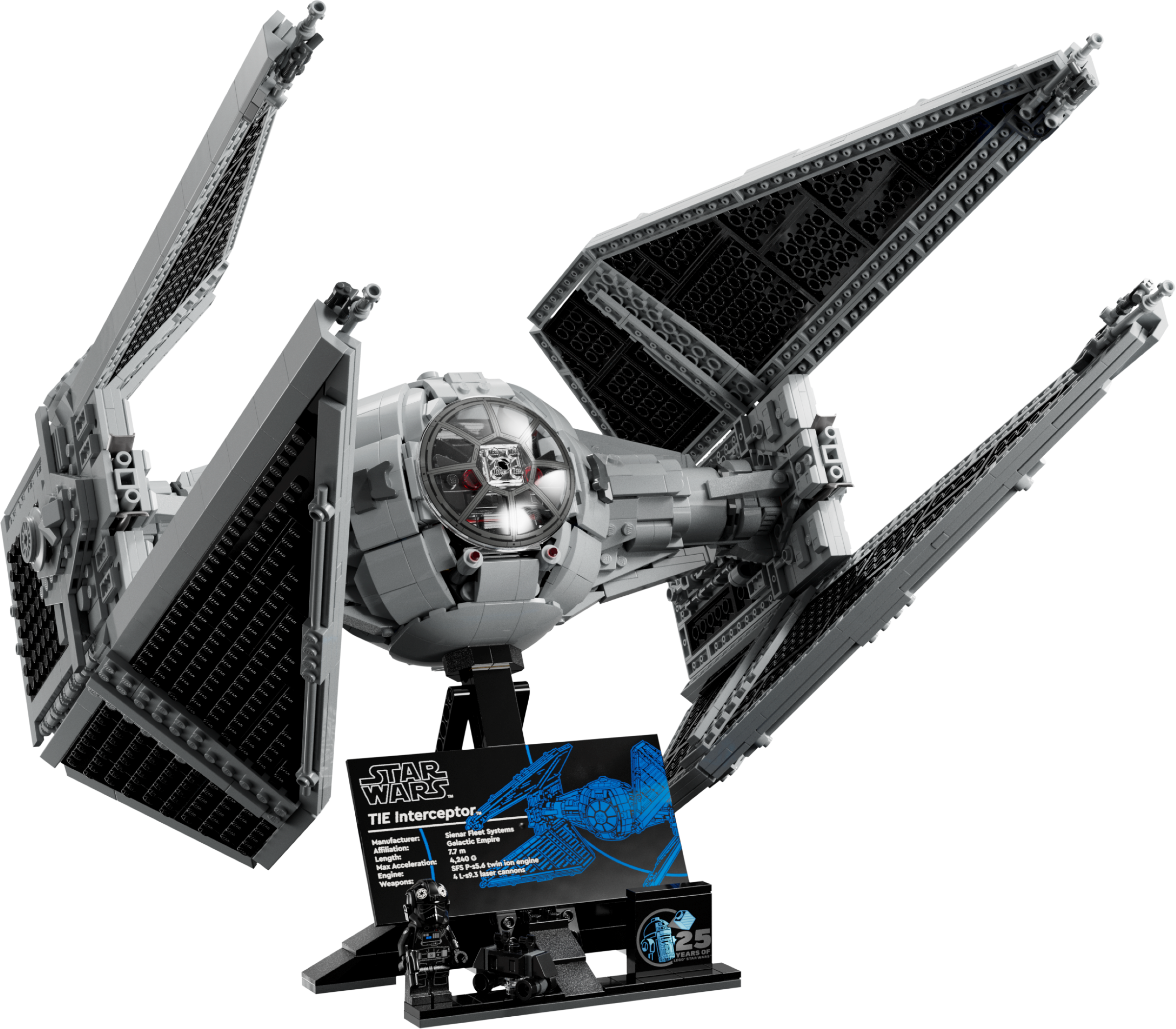 LEGO Star Wars TIE Interceptor 1931 Pieces (British brand)
