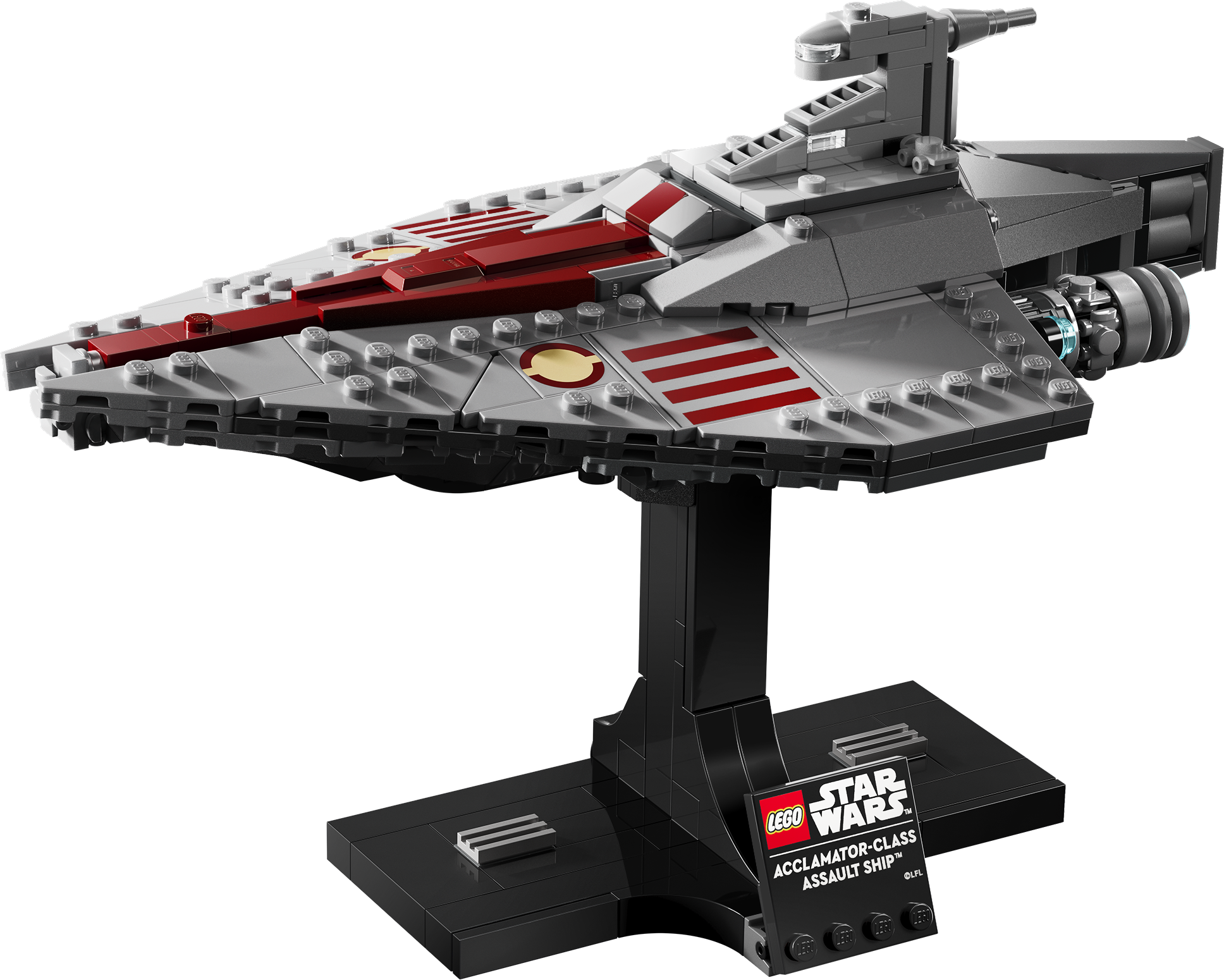 LEGO Acclamator-Class Assault Ship model kit 450 Pieces - British product