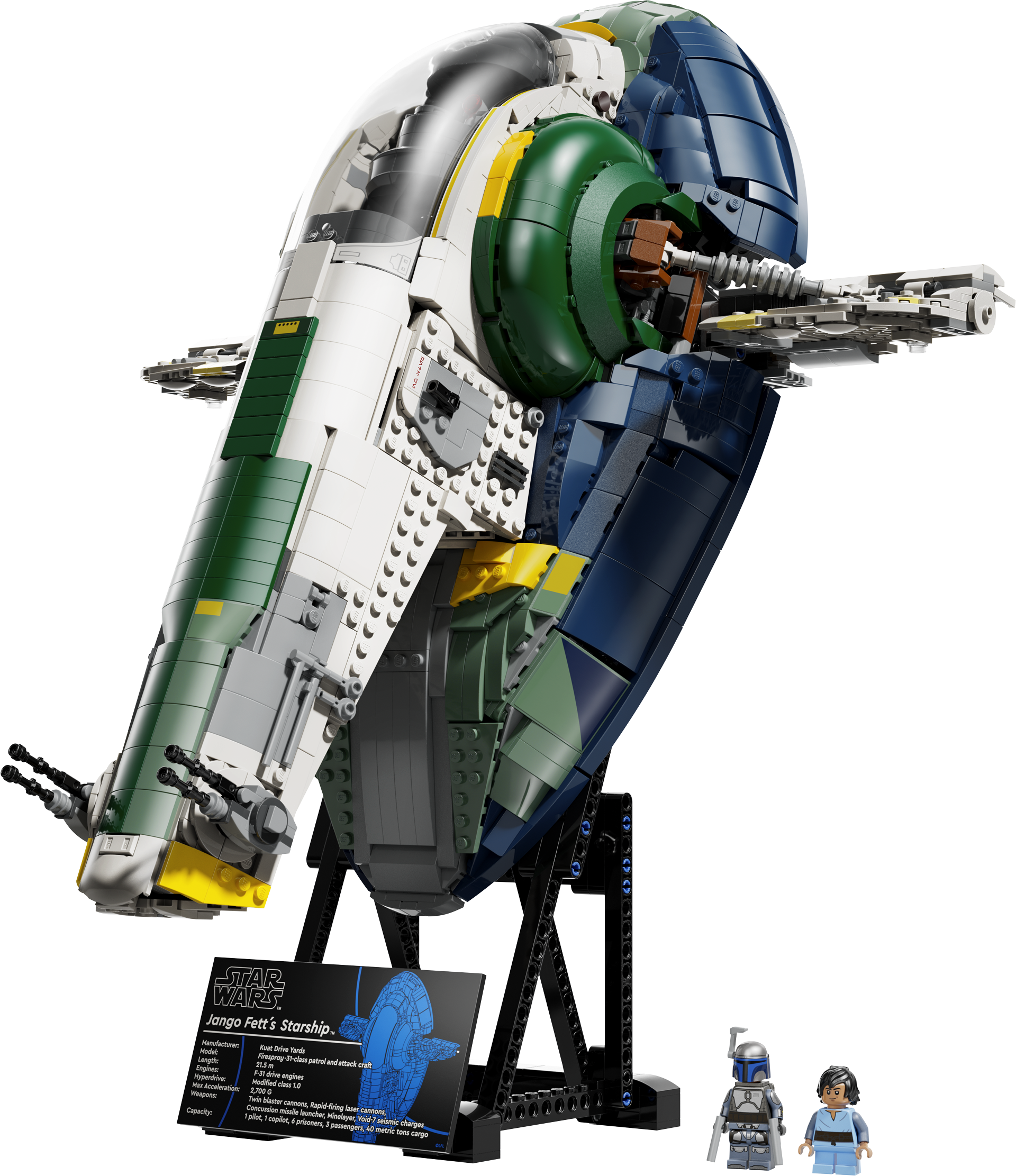 LEGO Jango Fett starship set 2970 pieces, UK version