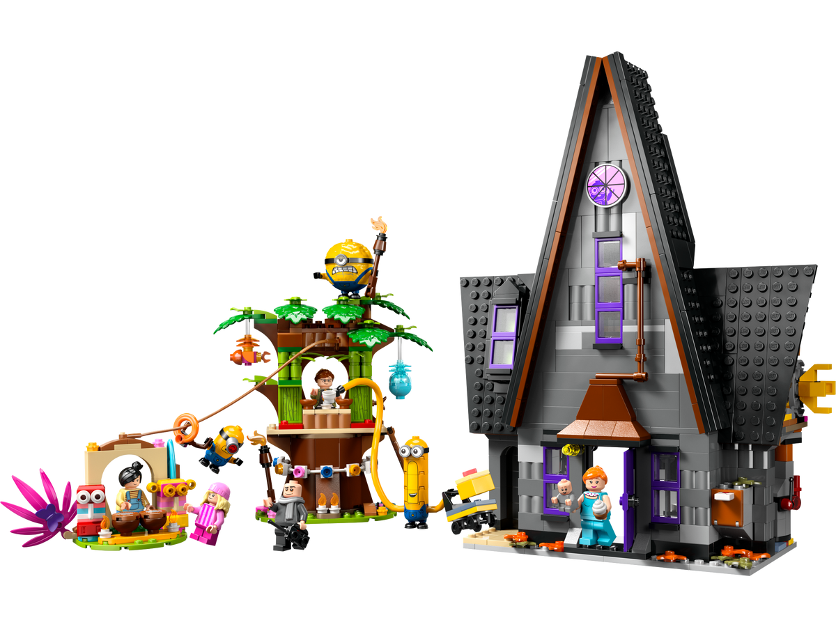 Minions and Gru's Family Mansion playset, imported from the UK