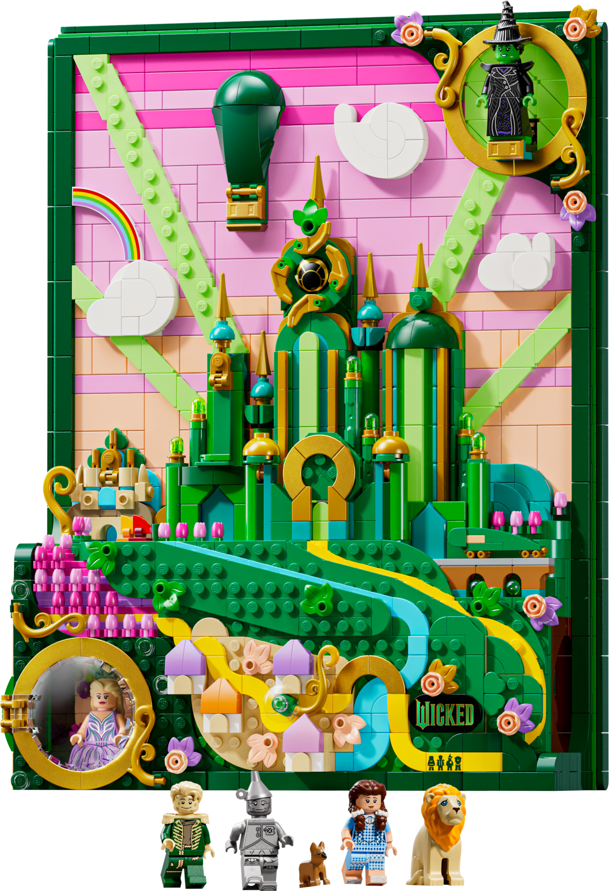 LEGO Wicked Emerald City Wall Art - British product