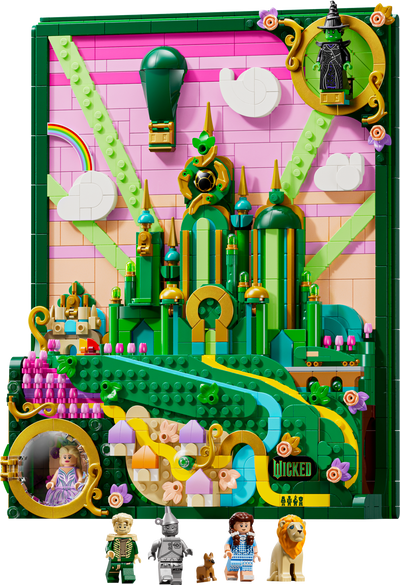 LEGO Wicked Emerald City Wall Art Building Set 1518 Pieces