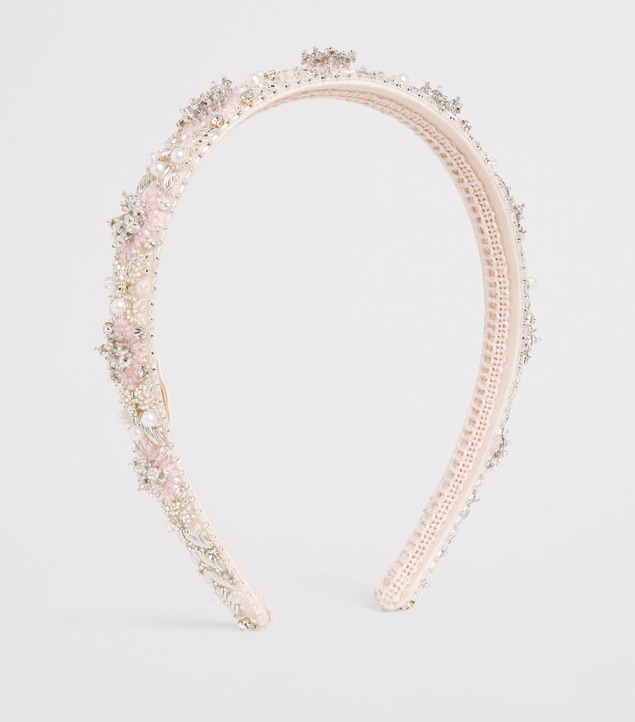 MAISON AVA embellished headband, imported from the UK