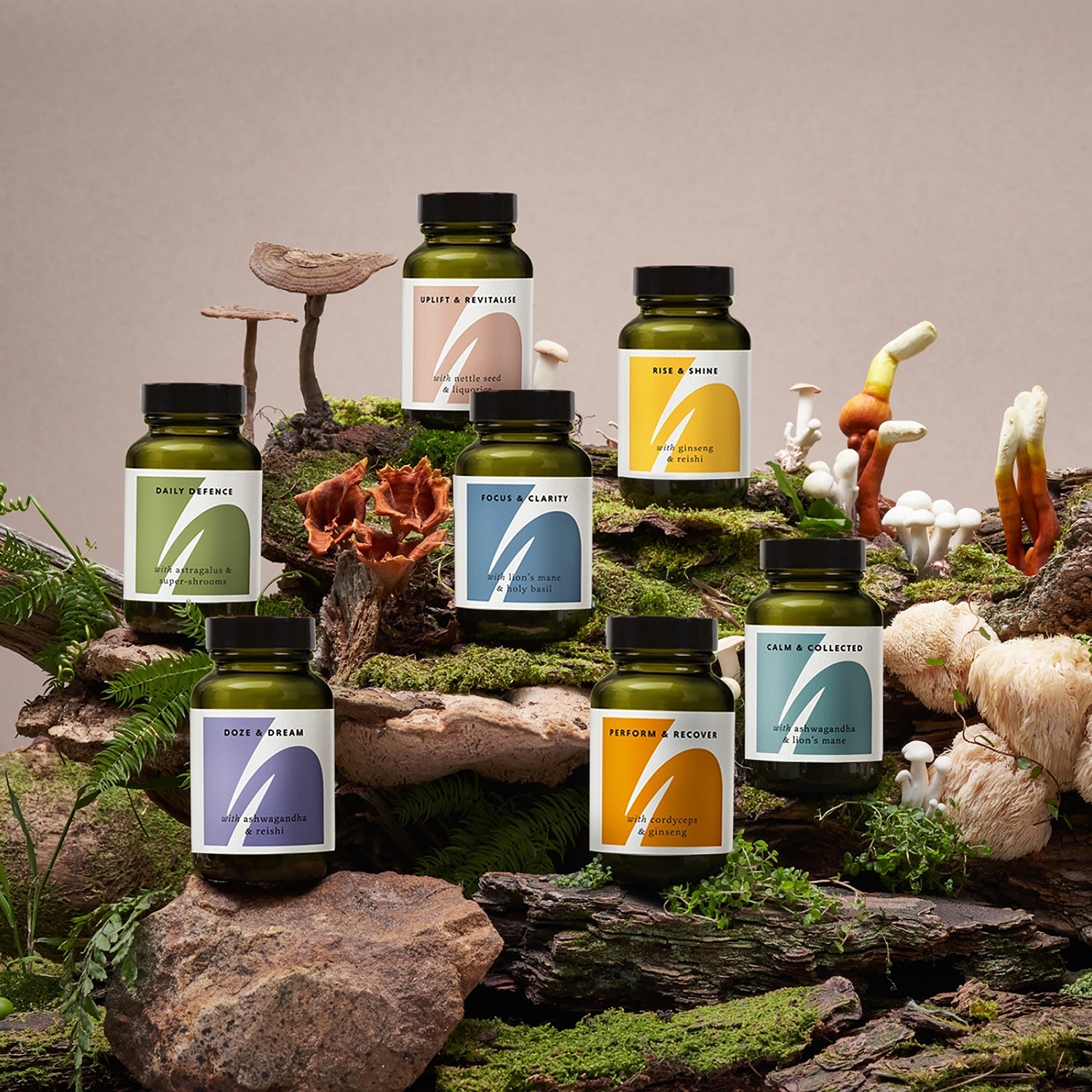 The Herbtender Calm and Collected 60 Vegan Capsules, UK version