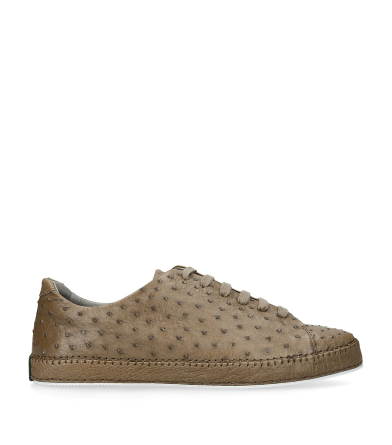 Brotini ostrich leather sneakers - British product