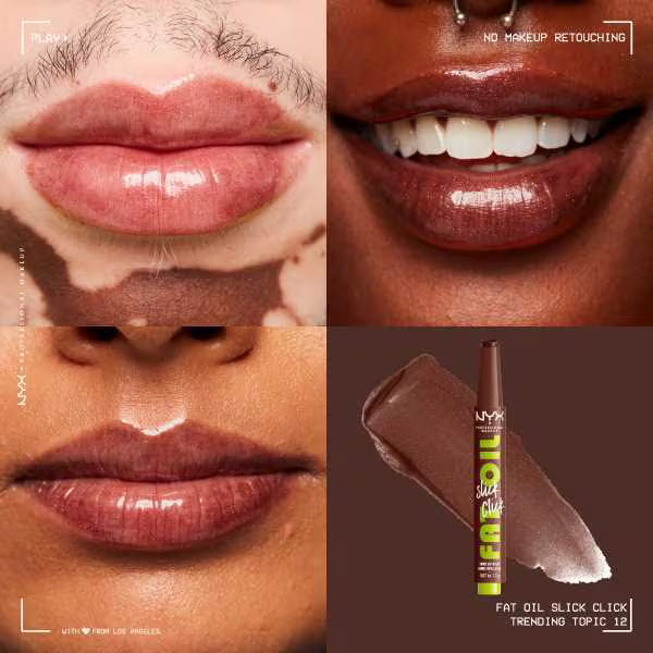 NYX Professional Makeup lip balm fat oil slick click - British product