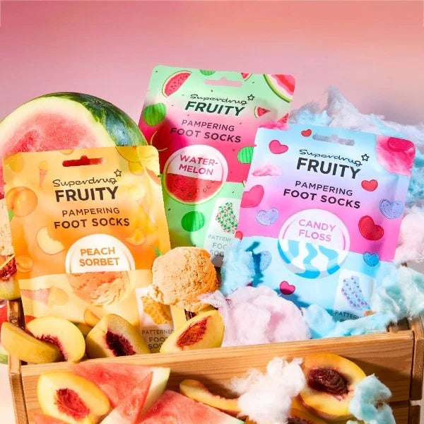 Superdrug Candyfloss Foot Socks Pack (British brand)