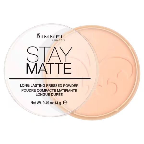 Rimmel Stay Matte Pressed Powder Warm Beige 6, imported from the UK