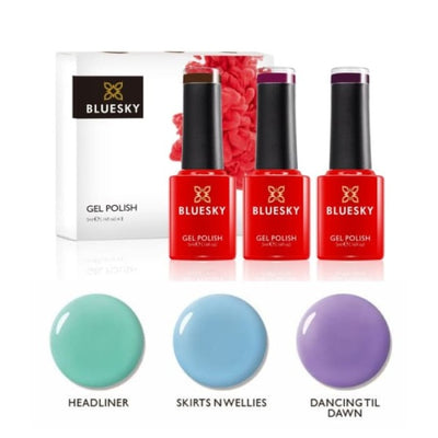 Bluesky Mini Trio Set Festival Fever Gel Polish 15ml