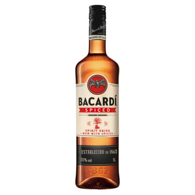 Bacardi Spiced Premium Rum 100cl - British product