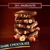 Lindt dark chocolate hazelnut bar 150g, UK version