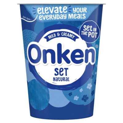 Onken Natural Set Yoghurt 450g, imported from the UK