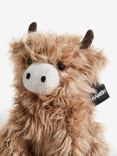 Chou de Highland Hamish en peluche marron, cale-porte