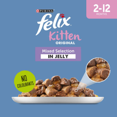 Flexi Kitten Food Mixed Selection in Jelly 12 x 100g