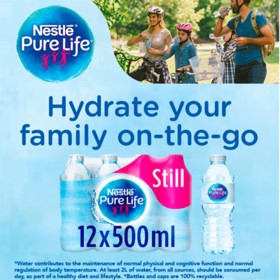 Nestle Still Spring Water 12x500ml, imported from the UK