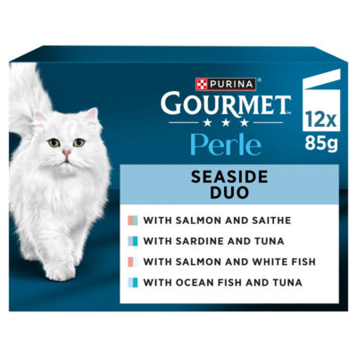 Gourmet Perle Seaside Duo wet cat food 12x85g, UK version