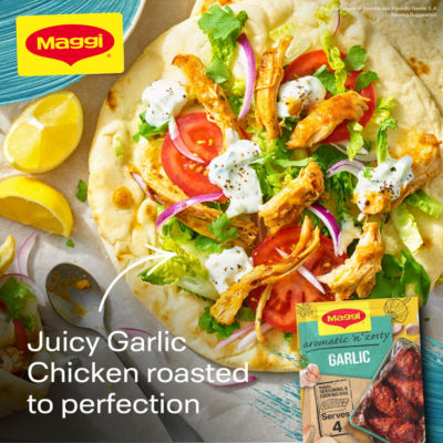 Maggi Garlic Chicken Recipe Mix 30g, imported from the UK