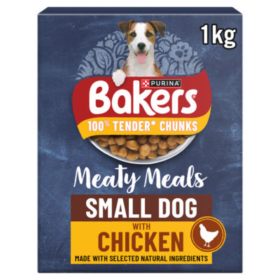 Bakers dry dog food small dog chicken 1kg - British product