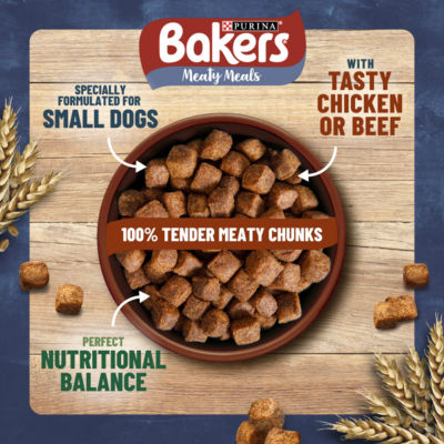 Bakers dry dog food small dog chicken 1kg - British product