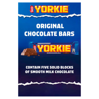 Yorkie original milk chocolate bar 138g multipack (British brand)