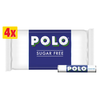 Polo Sugar Free Mint Tubes 133.6g, imported from the UK