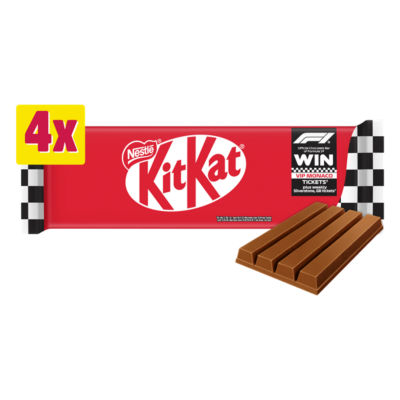 Kit Kat F1 4 Finger milk chocolate bar 166g, UK version