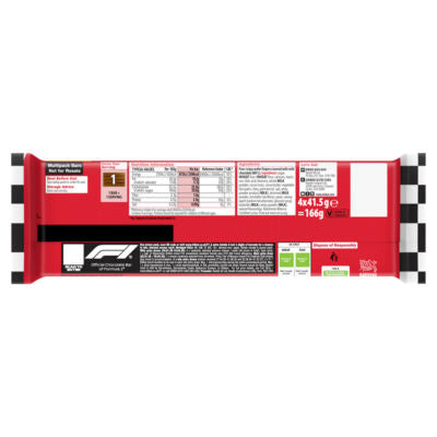 Kit Kat F1 4 Finger milk chocolate bar 166g, UK version