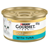 Gourmet Gold Tuna Savoury Cake wet cat food 85g, UK version