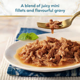 Gourmet Perle wet cat food mini fillets in gravy 12x85g, UK version