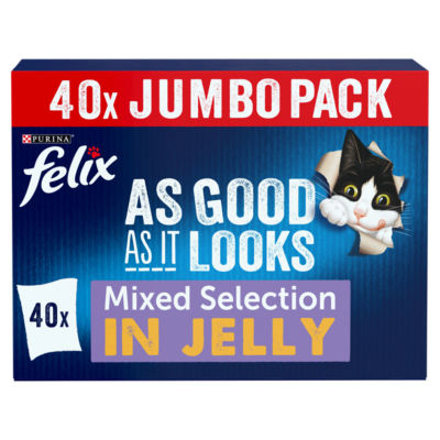 Felix Wet Cat Food Selection 40 x 85g - British product