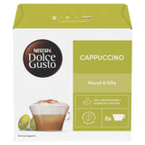 Nescafe Dolce Gusto cappuccino coffee pods x16, imported from the UK