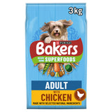 Bakers dry dog food chicken with vegetables 3kg - British product