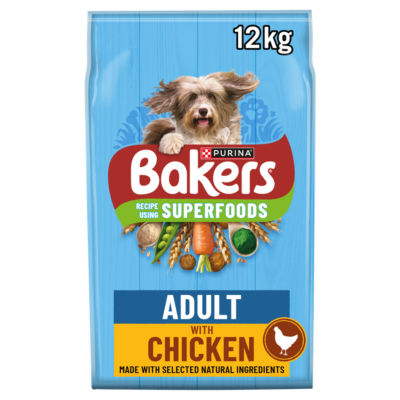 Bakers dry dog food Chicken with Vegetables 12kg - British product
