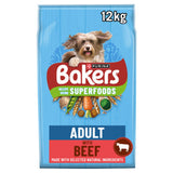 Bakers Superfoods beef with vegetables dry dog food 12kg - British product
