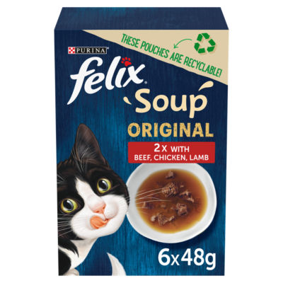 Felix wet cat food Farm Selection 6x48g - British product