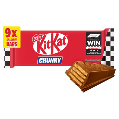 Kit Kat Chunky Snacksize milk chocolate bar 288g multipack, UK version