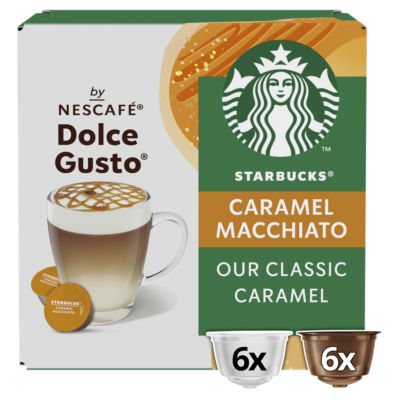 Starbucks Caramel Macchiato Coffee Pods 12 Count (British brand)