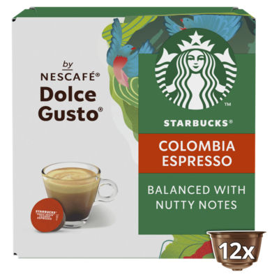 Starbucks coffee pods Single-Origin Colombia Espresso x12 (British brand)
