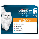 Gourmet Perle mini fillets wet cat food 40x85g, UK version