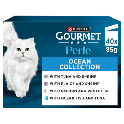 Gourmet Perle Mini Fillets Wet Cat Food 40x85g, UK version