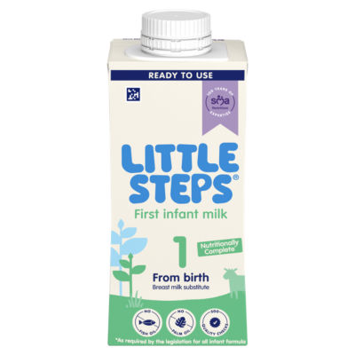 Little Steps infant milk from birth 200ml, UK version