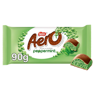 Aero peppermint chocolate sharing bar 90g - British product