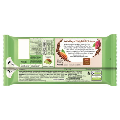 Aero peppermint chocolate sharing bar 90g - British product