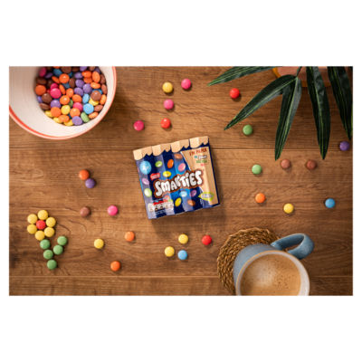 Smarties milk chocolate tubes 4 pack 136g (British brand)