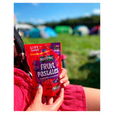 Rowntree's Fruit Pastilles Strawberry & Blackcurrant Sharing Bag 143g, imported from the UK
