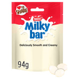 Milkybar giant white chocolate buttons 94g, imported from the UK