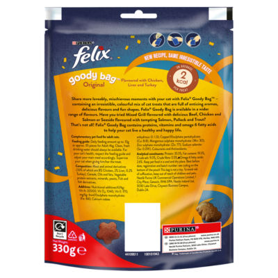 Felix Goody Bag treats original 330g - British product