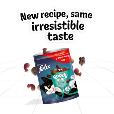 Felix salmon pollock trout cat treats 330g - British product