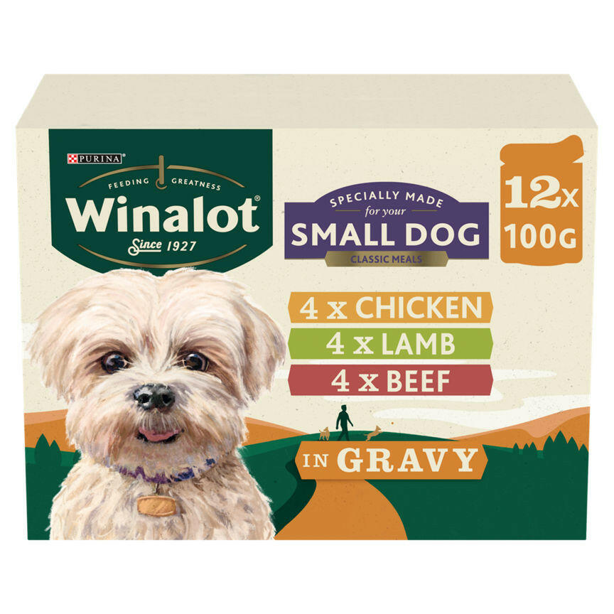 Winalot Small Dog Food Pouch Mixed in Gravy 12x GOODS ASDA   